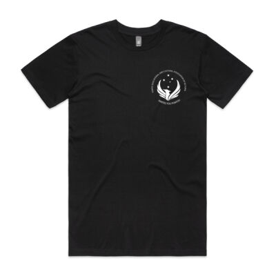 Unisex White Akrites Logo Tee Thumbnail